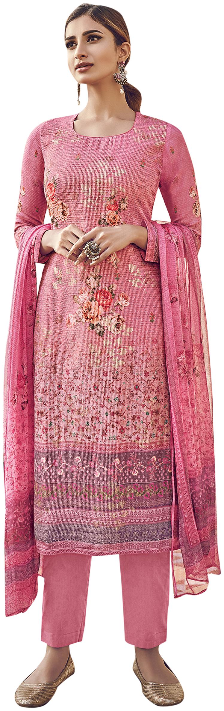 Stylee Lifestyle Pink Unstitched Kurta with bottom dupatta With dupatta Dress Material
Stylee Lifestyle Pink Unstitched Kurta with bottom dupatta With dupatta Dress Material