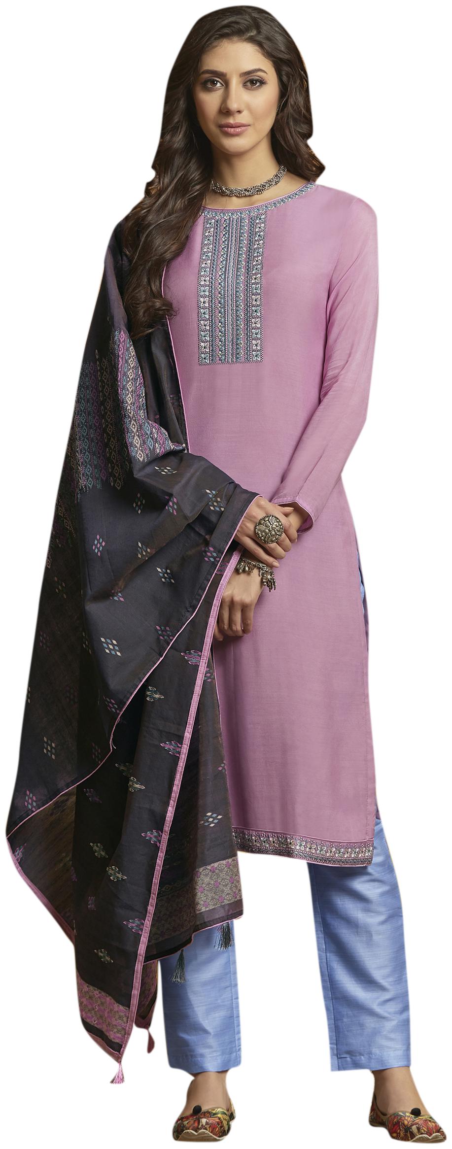 Stylee Lifestyle Purple Unstitched Kurta with bottom dupatta With dupatta Dress Material
Stylee Lifestyle Purple Unstitched Kurta with bottom dupatta With dupatta Dress Material