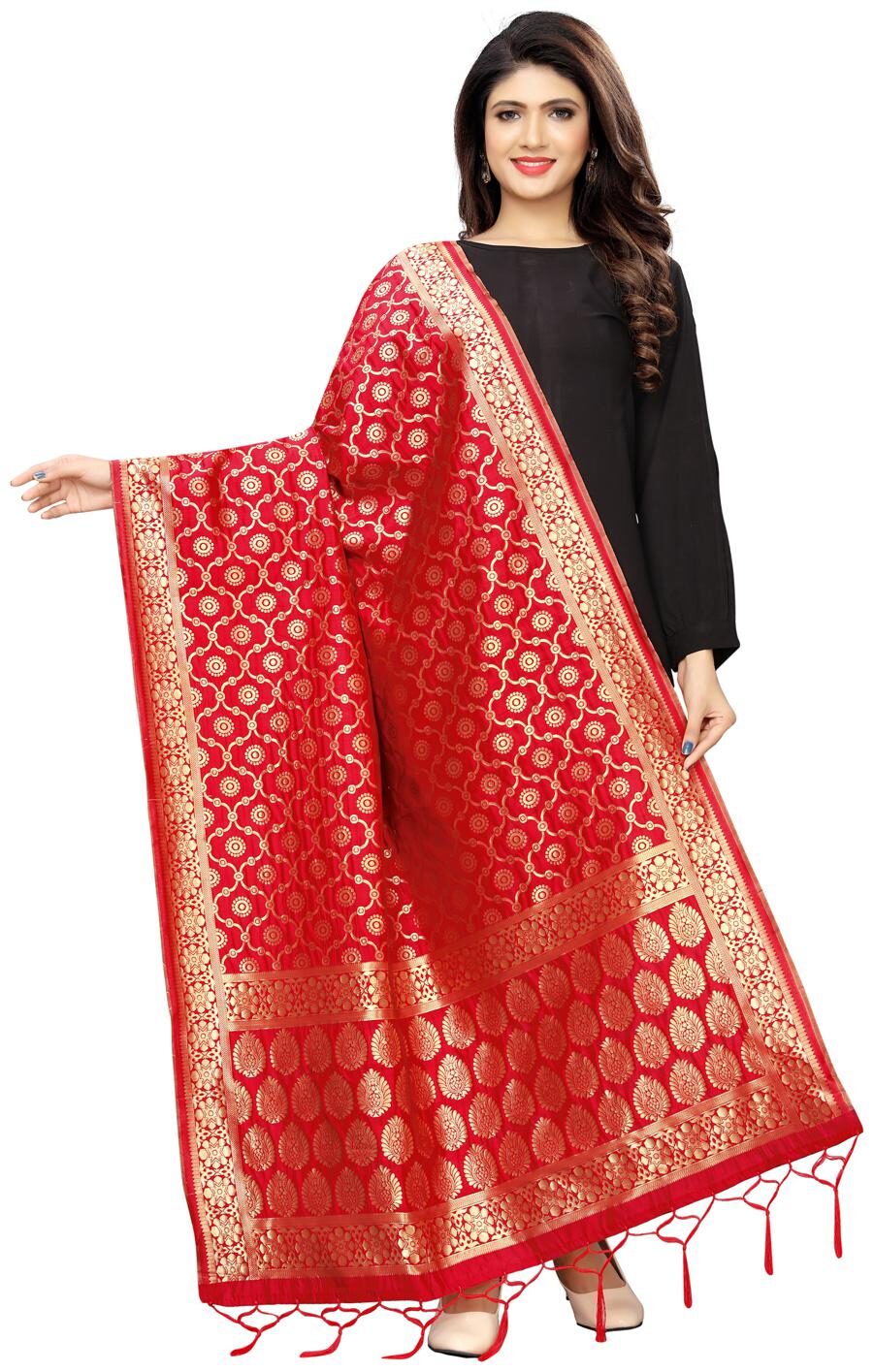 Swaron Silk Dupatta Red
Swaron Silk Dupatta Red
