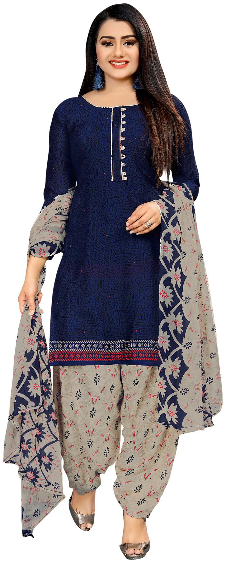 Swaron Blue Unstitched Kurta with bottom dupatta With dupatta Dress Material
Swaron Blue Unstitched Kurta with bottom dupatta With dupatta Dress Material