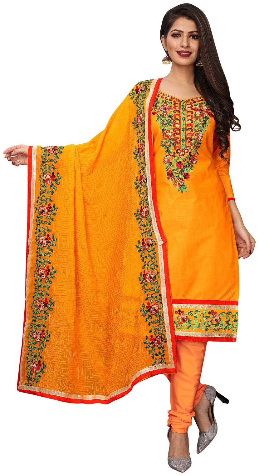 Swaron Orange Unstitched Kurta with bottom dupatta With dupatta Dress Material
Swaron Orange Unstitched Kurta with bottom dupatta With dupatta Dress Material