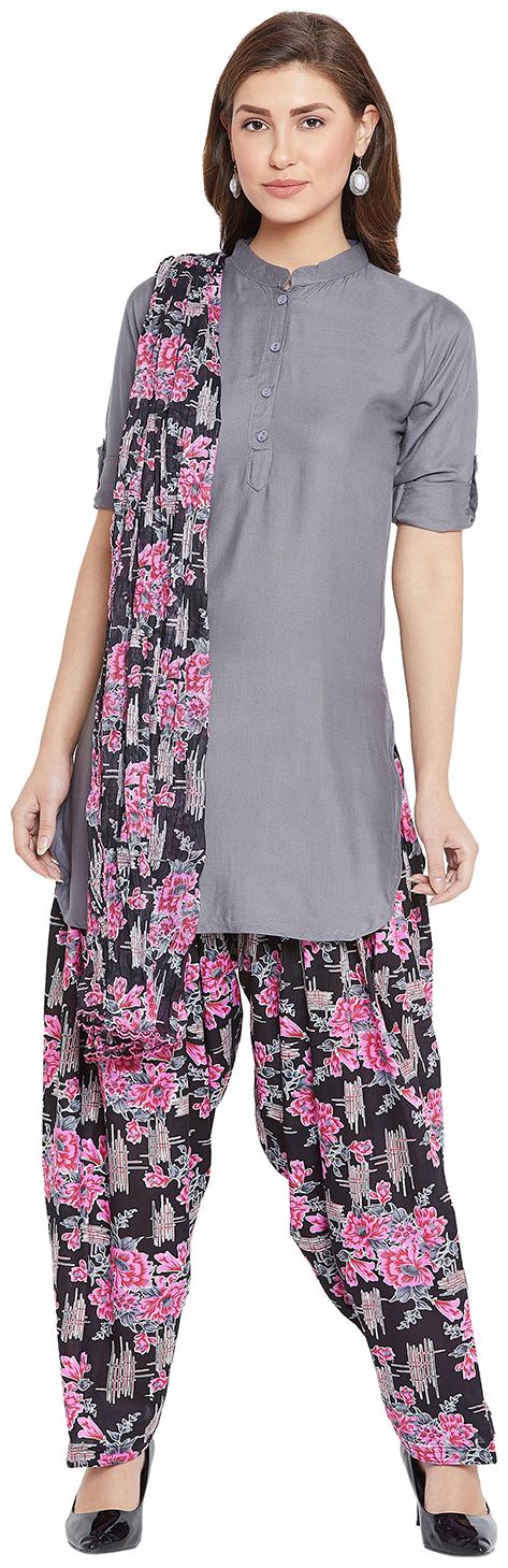 The Pajama Factory Women Grey Solid Regular Kurti With Patiala And Dupatta
The Pajama Factory Women Grey Solid Regular Kurti With Patiala And Dupatta