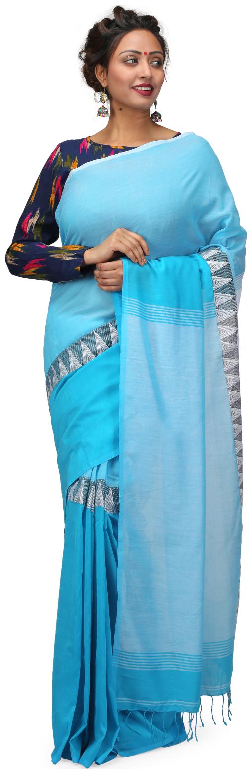 The Weave Traveller Handloom Cotton Madhomani Saree With Hand Woven Middle Border For Women With Attached Blouse
The Weave Traveller Handloom Cotton Madhomani Saree With Hand Woven Middle Border For Women With Attached Blouse