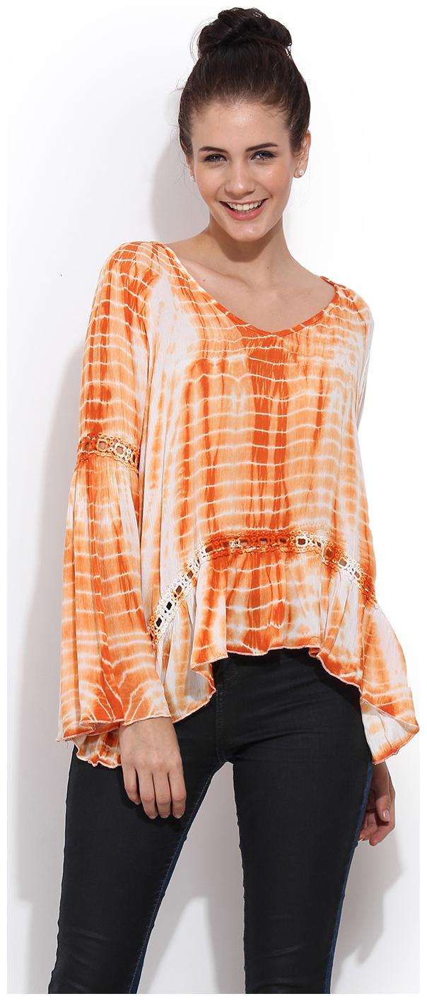 Tie - Dye Bell Sleeves Top 
Tie - Dye Bell Sleeves Top