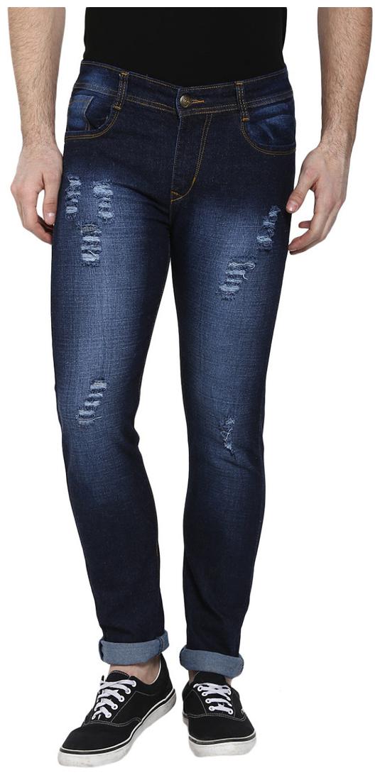 Urbano Fashion Men Blue Slim Fit Jeans