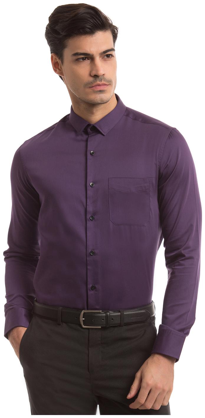 U S Polo Assn Men Regular fit Formal Shirt - Purple 
U S Polo Assn Men Regular fit Formal Shirt - Purple