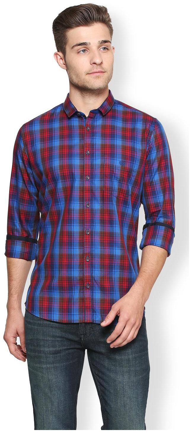 Van Heusen Men Blue Checked Slim Fit Casual Shirt
Van Heusen Men Blue Checked Slim Fit Casual Shirt