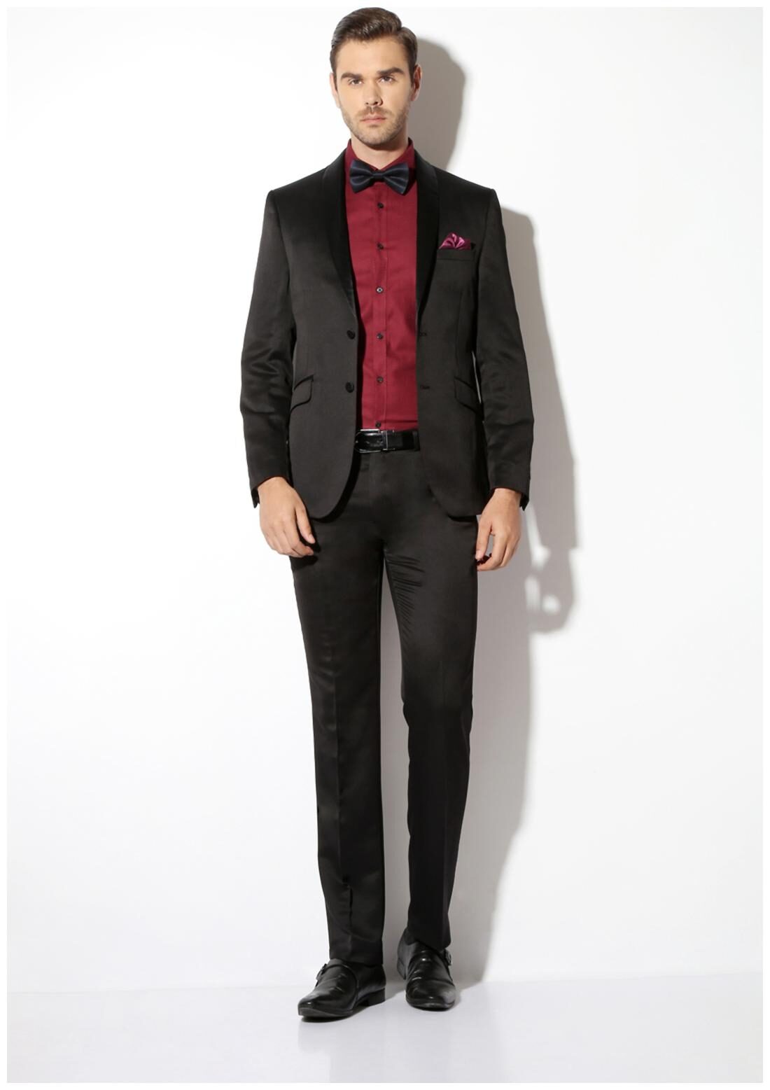 Van Heusen Black Polyester Slim Fit Single Breasted - 2 Button Party Two Piece Suit
Van Heusen Black Polyester Slim Fit Single Breasted - 2 Button Party Two Piece Suit