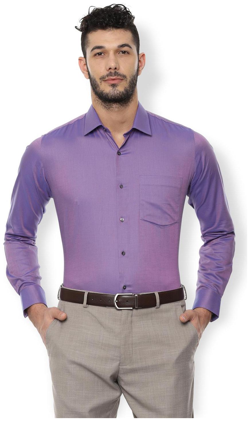 Van Heusen Men Slim fit Formal Shirt - Purple 
Van Heusen Men Slim fit Formal Shirt - Purple