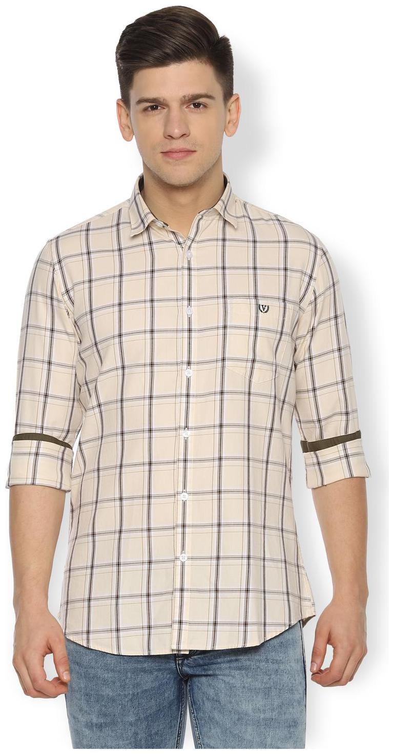 Van Heusen Men Beige Checked Slim Fit Casual Shirt
Van Heusen Men Beige Checked Slim Fit Casual Shirt