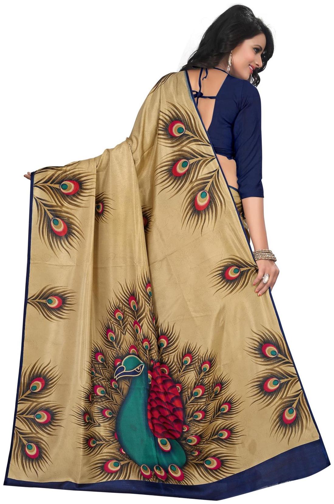 Vedant Vastram Women s Silk Printed Saree With Blouse Piece (Golden Black Colour)
Vedant Vastram Women s Silk Printed Saree With Blouse Piece (Golden Black Colour)
