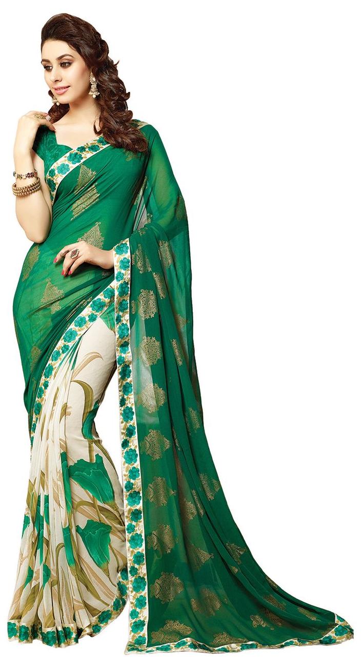 Vedant Vastram Women s Georgette Printed Saree With Blouse Piece (Green Cream Colour)
Vedant Vastram Women s Georgette Printed Saree With Blouse Piece (Green Cream Colour)