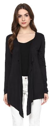 VERONIQUE WOMEN S BLACK VISCOSE FULL SLEEVE WAIST LENGTH REGULAR SHAWL COLLAR SHRUG PLAIN SOLID SHRUG
VERONIQUE WOMEN S BLACK VISCOSE FULL SLEEVE WAIST LENGTH REGULAR SHAWL COLLAR SHRUG PLAIN SOLID SHRUG