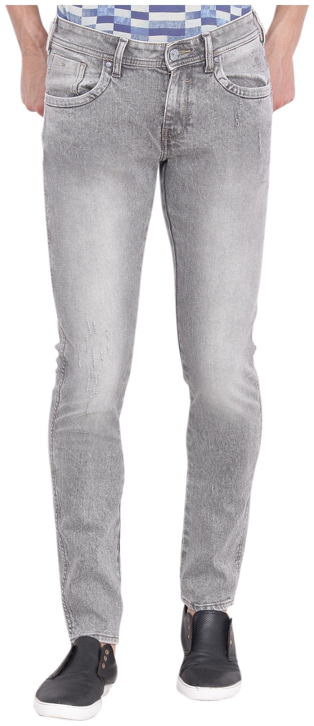 Wrangler Men Grey Regular Fit Jeans