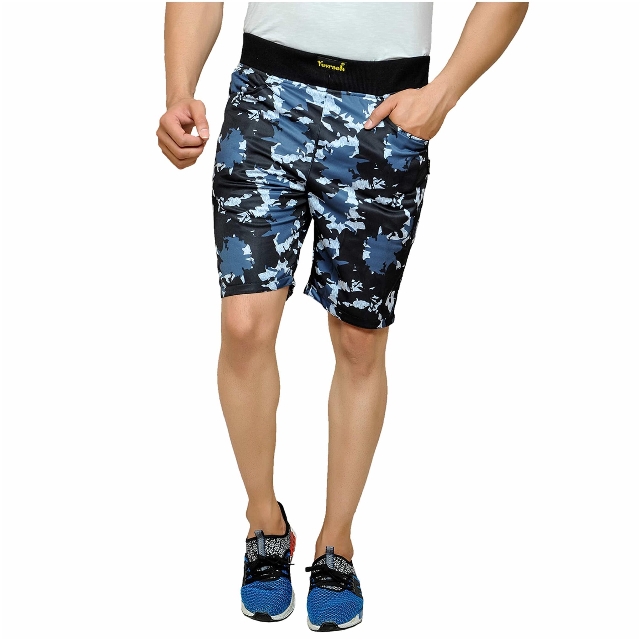 Yuvraah Men Polyester Shorts Multi