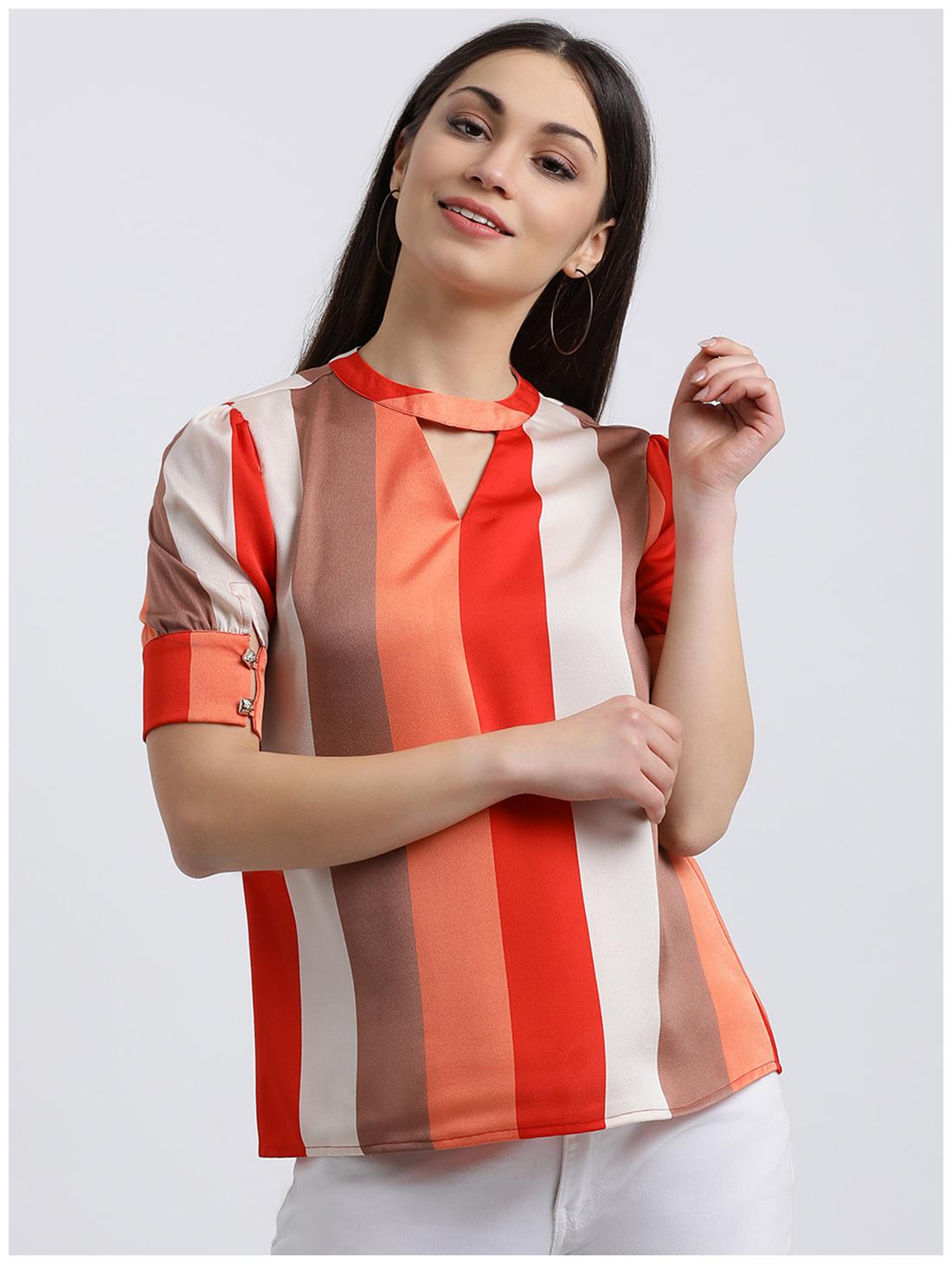 Zink London Women Striped Regular top - Multi
Zink London Women Striped Regular top - Multi