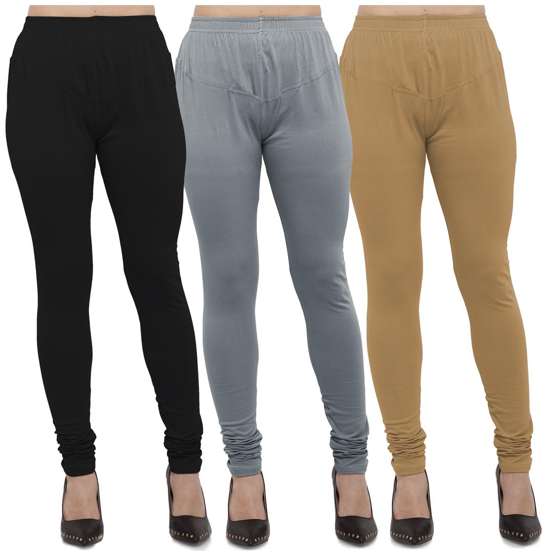 Ziya Combo of Cotton Lycra Leggings