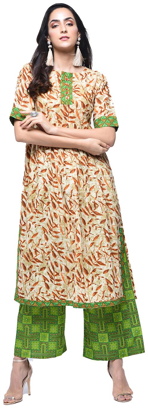 zoeyam s Womens Multicolored Cotton Printed Long Straight Kurta With Cotton Palazzo
zoeyam s Womens Multicolored Cotton Printed Long Straight Kurta With Cotton Palazzo