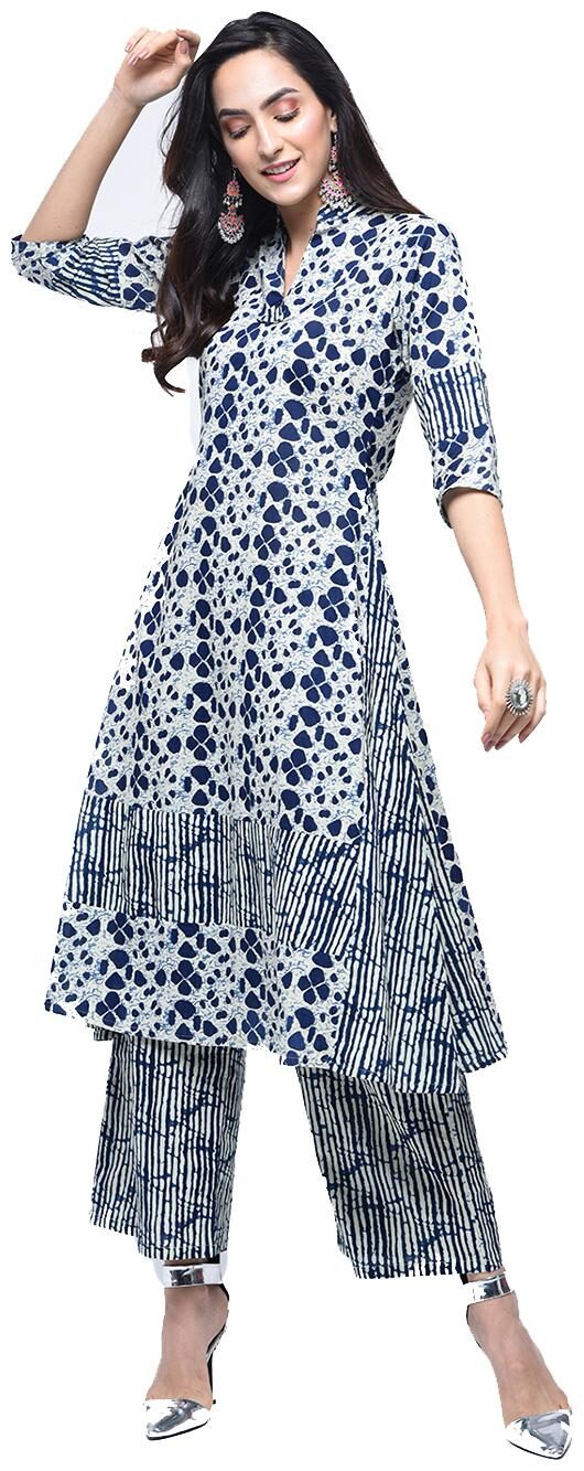 zoeyam s Womens Multicolored Cotton Printed Long Anarkali Kurta With Cotton Palazzo
zoeyam s Womens Multicolored Cotton Printed Long Anarkali Kurta With Cotton Palazzo