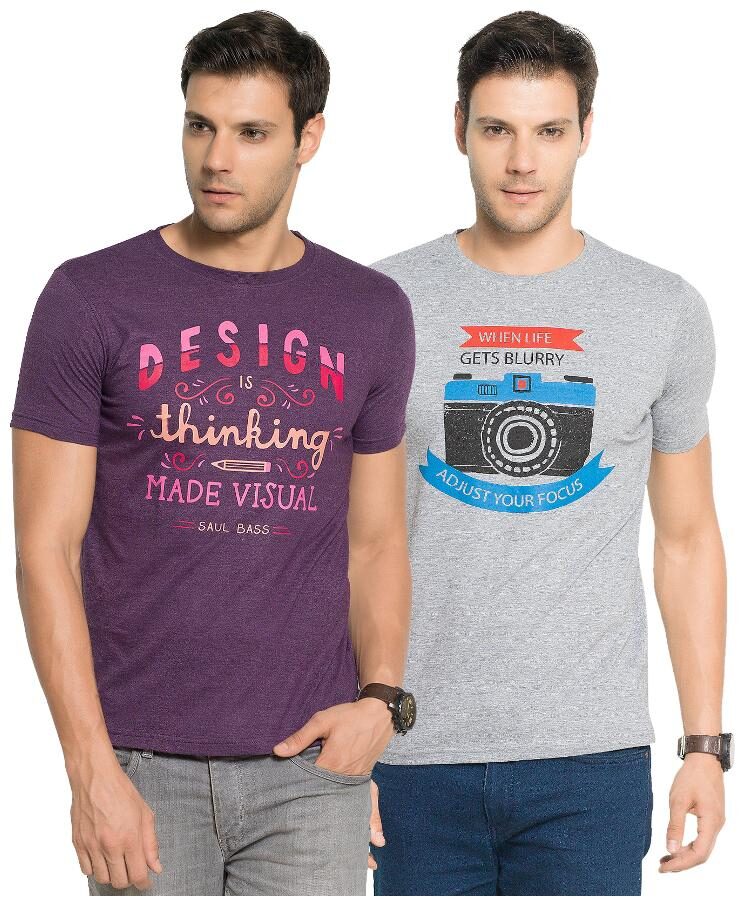Zorchee Men s Round Neck Half Sleeve Cotton Printed T-Shirts (Pack of 2) - Grep Royal Melange Gray Melange Large
Zorchee Men s Round Neck Half Sleeve Cotton Printed T-Shirts (Pack of 2) - Grep Royal Melange Gray Melange Large