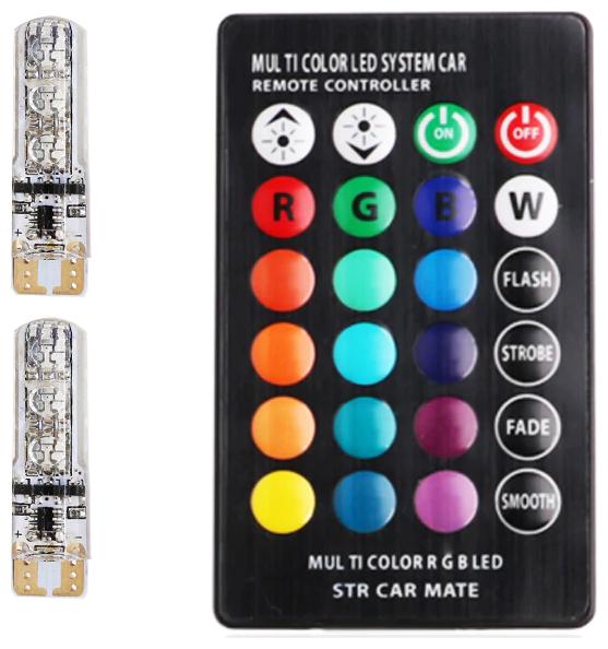 Acube Mart LED Parking Bulb with IR Remote for All Cars and Bikes (Pack of 2 Small Multi-Color)
Acube Mart LED Parking Bulb with IR Remote for All Cars and Bikes (Pack of 2 Small Multi-Color)