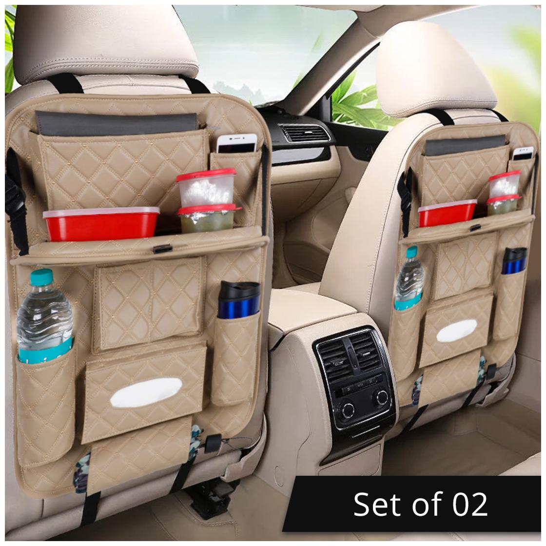 Autofurnish Holders Storage Seat Back Multi Pocket storage Bag For Car Leatherite Universal Assorted Color
Autofurnish Holders Storage Seat Back Multi Pocket storage Bag For Car Leatherite Universal Assorted Color