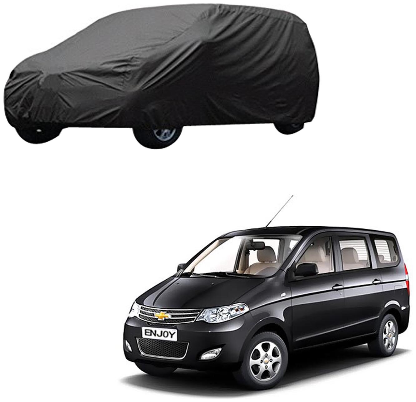 AutoRetail Chevrolet ENJOY Grey Car Body Cover for 2013 Model (Triple Stiched without Mirror Pocket)
AutoRetail Chevrolet ENJOY Grey Car Body Cover for 2013 Model (Triple Stiched without Mirror Pocket)
