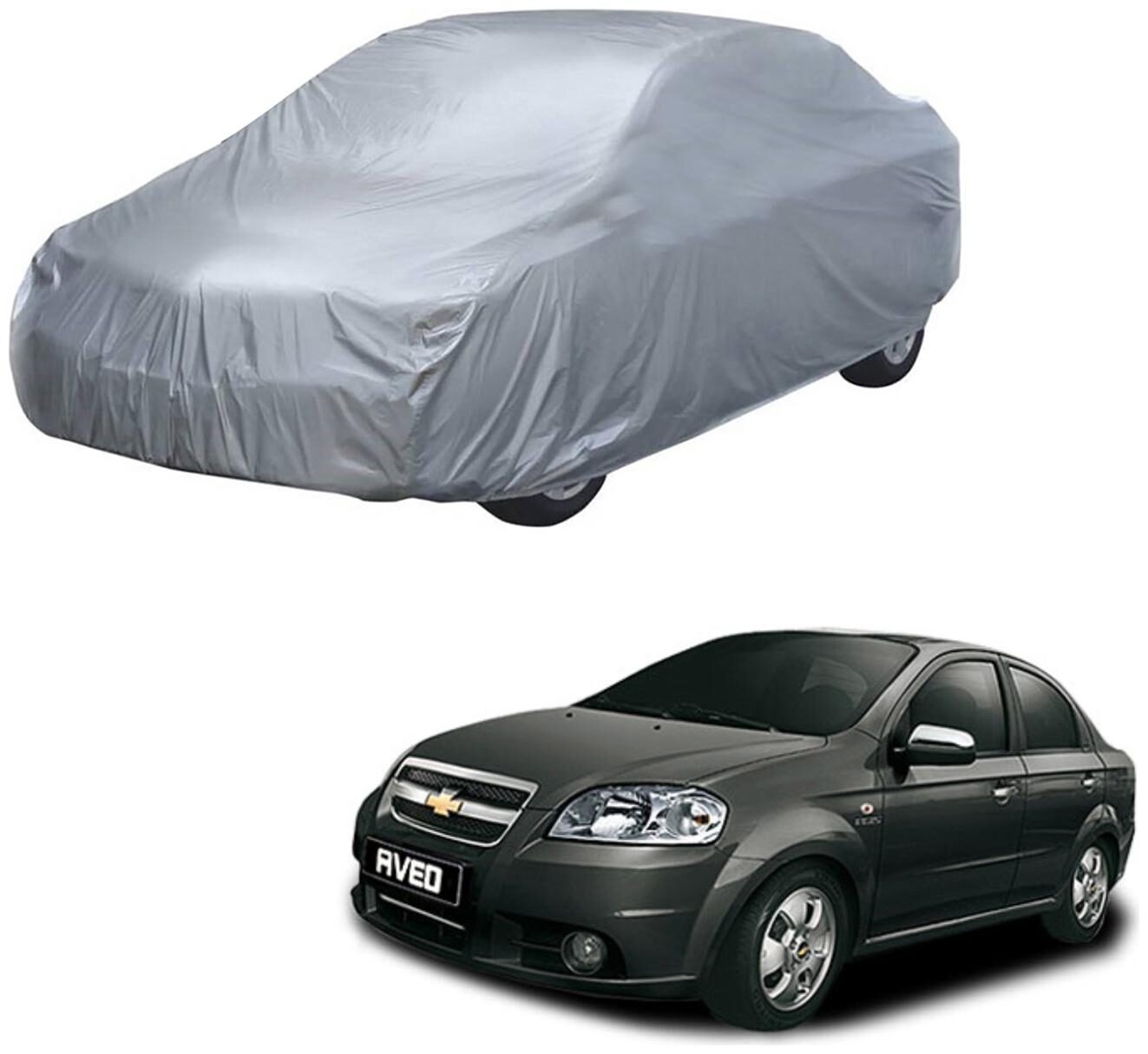 AutoRetail Chevrolet AVEO Silver Matty Car Body Cover for 2011 Model (Triple Stiched without Mirror Pocket)
AutoRetail Chevrolet AVEO Silver Matty Car Body Cover for 2011 Model (Triple Stiched without Mirror Pocket)
