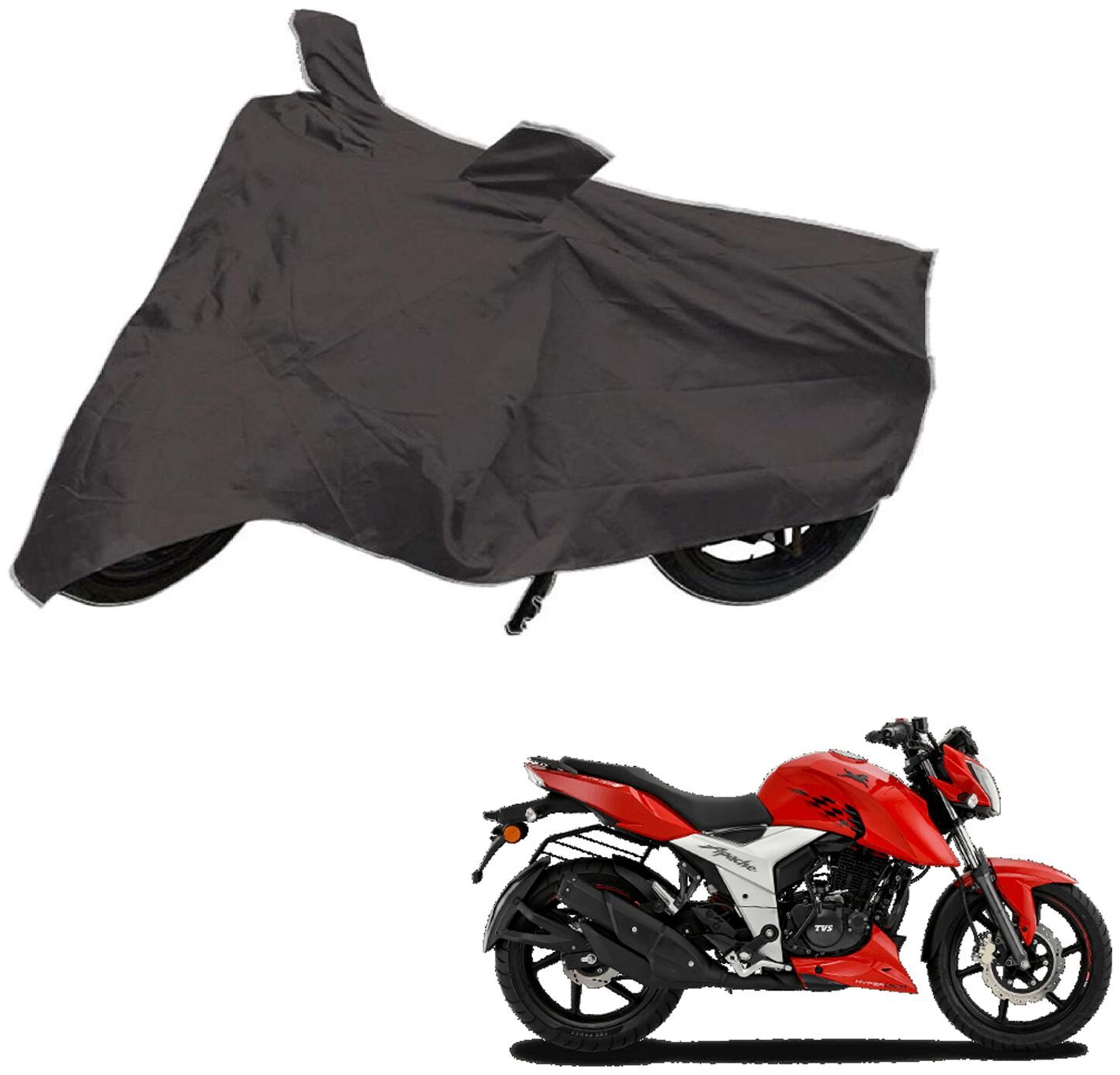 AutoRetail Dust Proof Two Wheeler Polyster Cover for TVS Apache RTR (Mirror Pocket Grey Color)
AutoRetail Dust Proof Two Wheeler Polyster Cover for TVS Apache RTR (Mirror Pocket Grey Color)