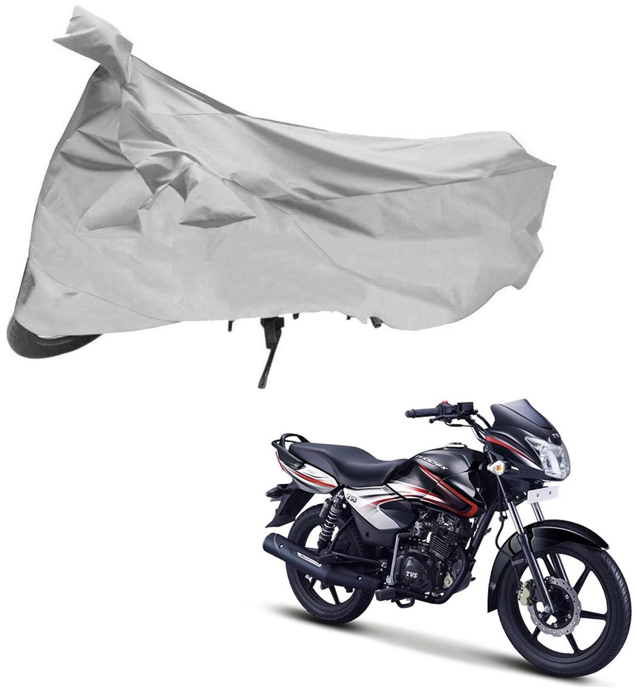 AutoRetail Dust Proof Two Wheeler Polyster Cover for TVS Phoenix (Mirror Pocket Silver Color)
AutoRetail Dust Proof Two Wheeler Polyster Cover for TVS Phoenix (Mirror Pocket Silver Color)