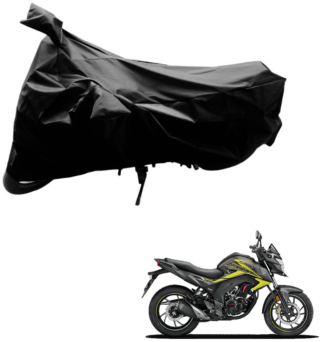 AutoRetail Dust Proof Two Wheeler Polyster Cover for Honda CB Hornet 160R (Mirror Pocket Black Color)
AutoRetail Dust Proof Two Wheeler Polyster Cover for Honda CB Hornet 160R (Mirror Pocket Black Color)