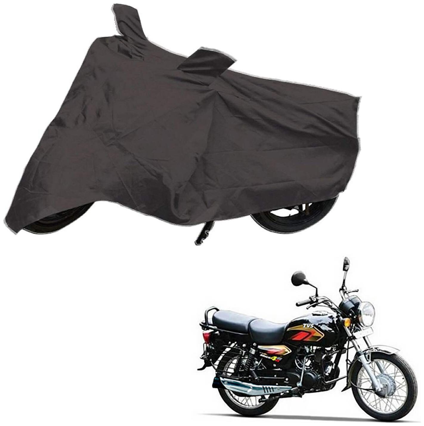 AutoRetail Dust Proof Two Wheeler Polyster Cover for TVS Max 4R (Mirror Pocket Grey Color)
AutoRetail Dust Proof Two Wheeler Polyster Cover for TVS Max 4R (Mirror Pocket Grey Color)
