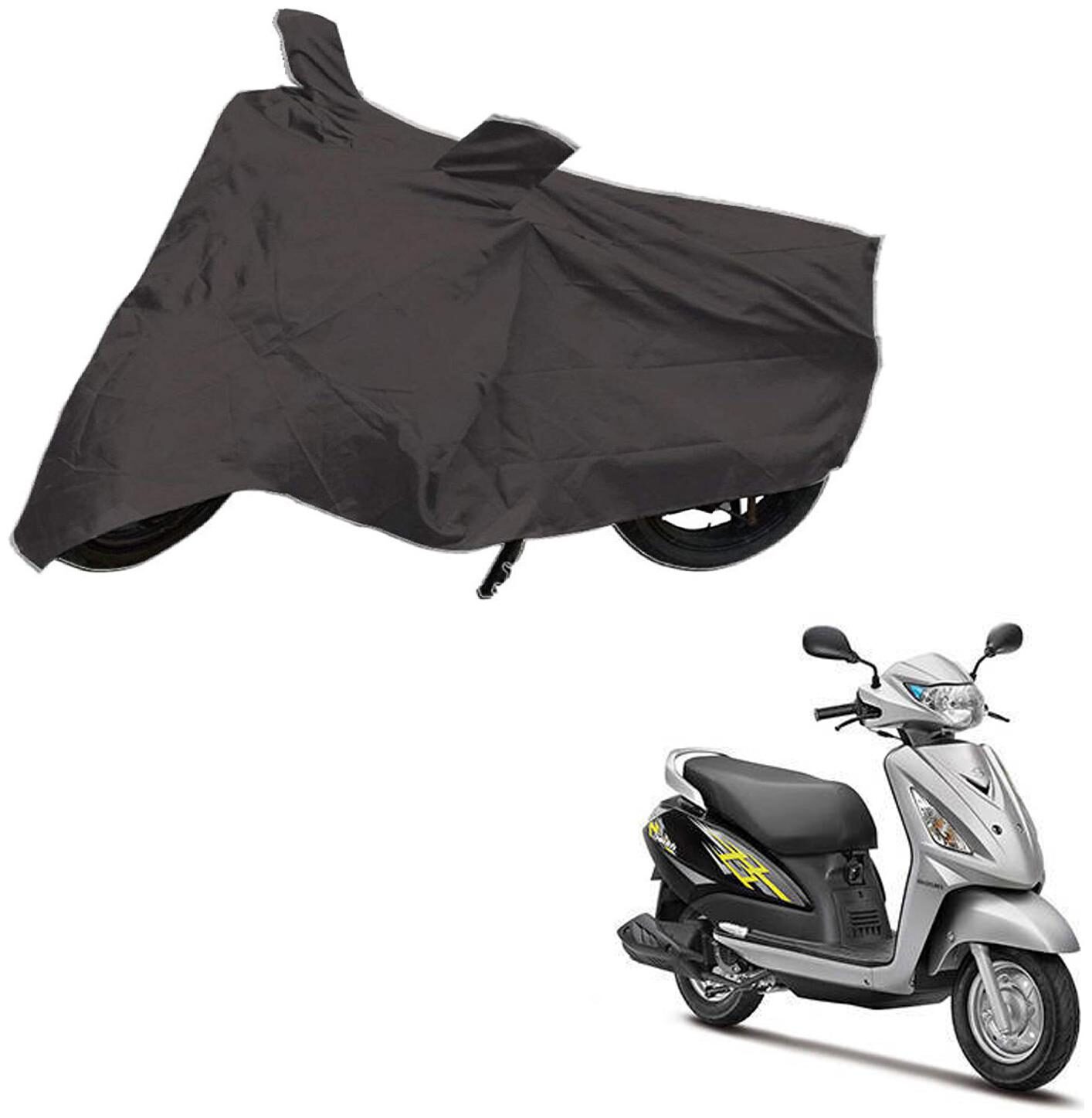 AutoRetail Dust Proof Two Wheeler Polyster Cover for Suzuki Access Swish (Mirror Pocket Grey Color)
AutoRetail Dust Proof Two Wheeler Polyster Cover for Suzuki Access Swish (Mirror Pocket Grey Color)