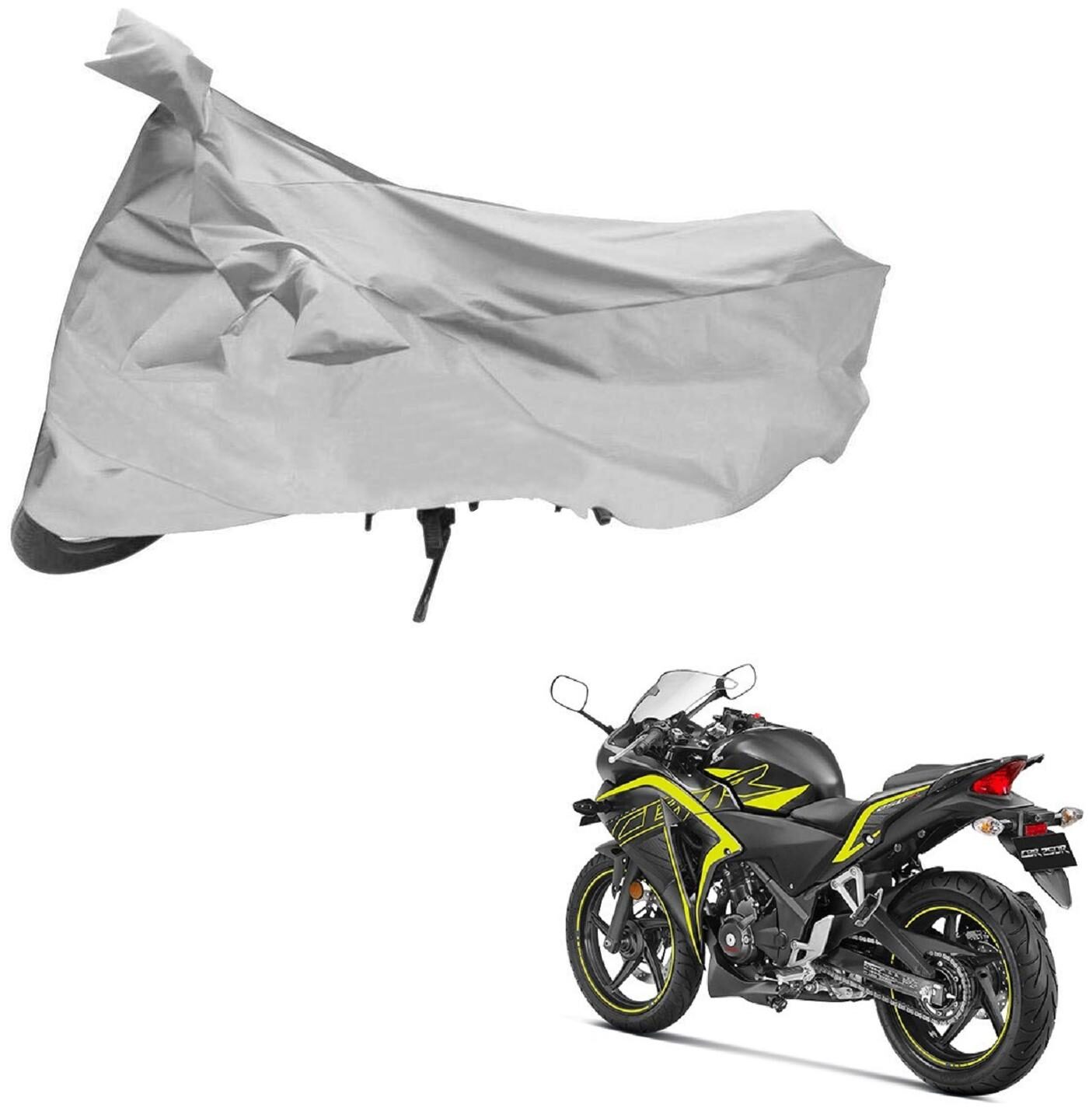 AutoRetail Dust Proof Two Wheeler Polyster Cover for Honda CBR 250R (Mirror Pocket Silver Color)
AutoRetail Dust Proof Two Wheeler Polyster Cover for Honda CBR 250R (Mirror Pocket Silver Color)