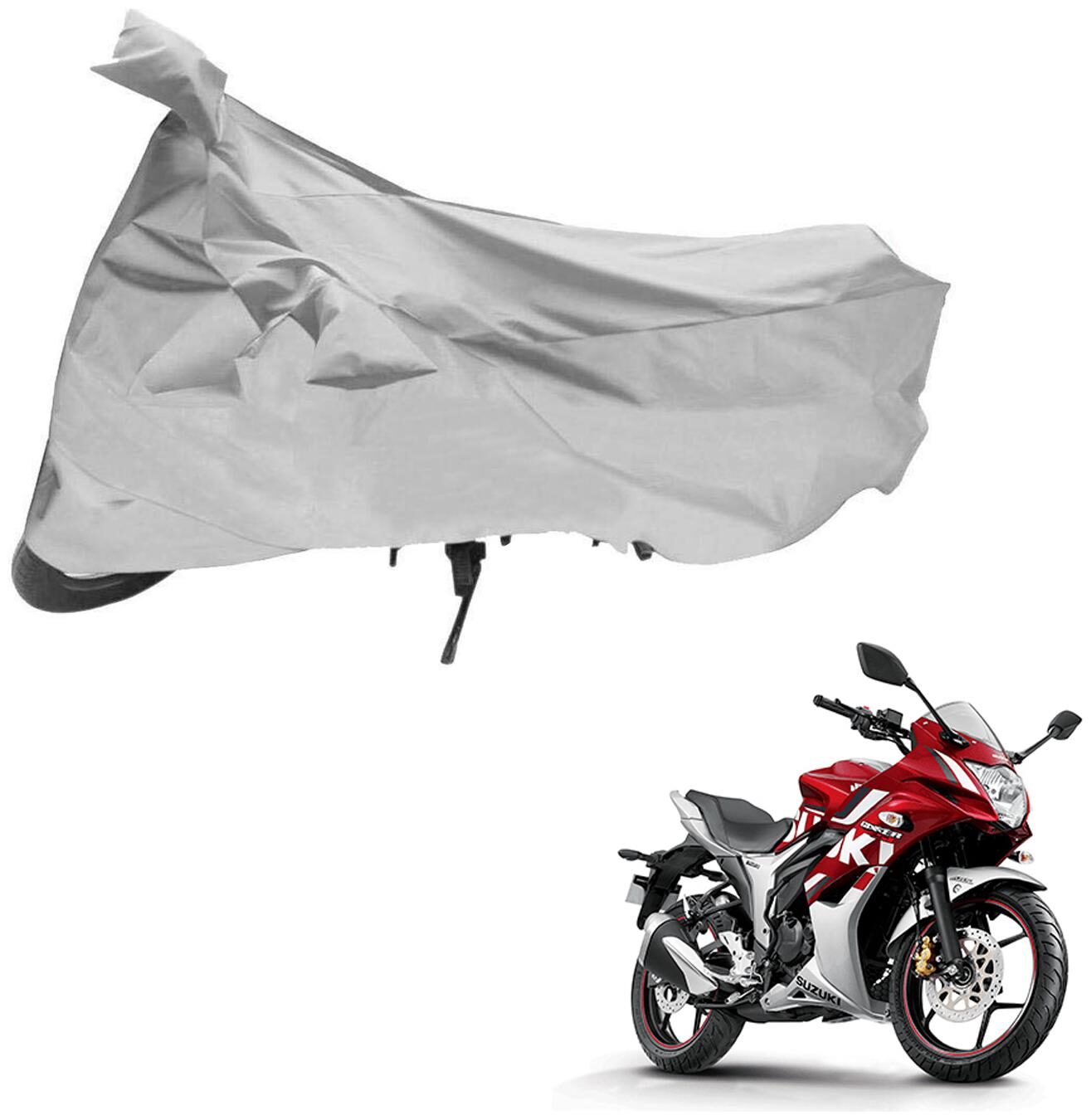 AutoRetail Dust Proof Two Wheeler Polyster Cover for Suzuki Gixxer SF (Mirror Pocket Silver Color)
AutoRetail Dust Proof Two Wheeler Polyster Cover for Suzuki Gixxer SF (Mirror Pocket Silver Color)