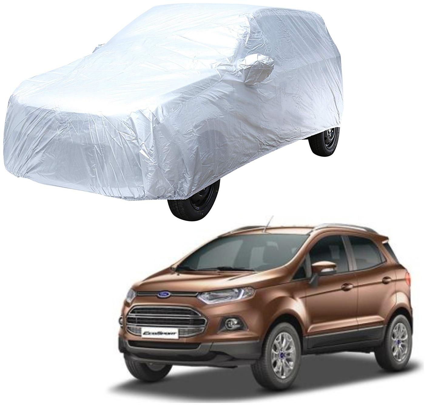 AutoRetail Ford Ecosport Silver Matty Car Body Cover for 2012 Model (Mirror Pocket Triple Stiched)
AutoRetail Ford Ecosport Silver Matty Car Body Cover for 2012 Model (Mirror Pocket Triple Stiched)