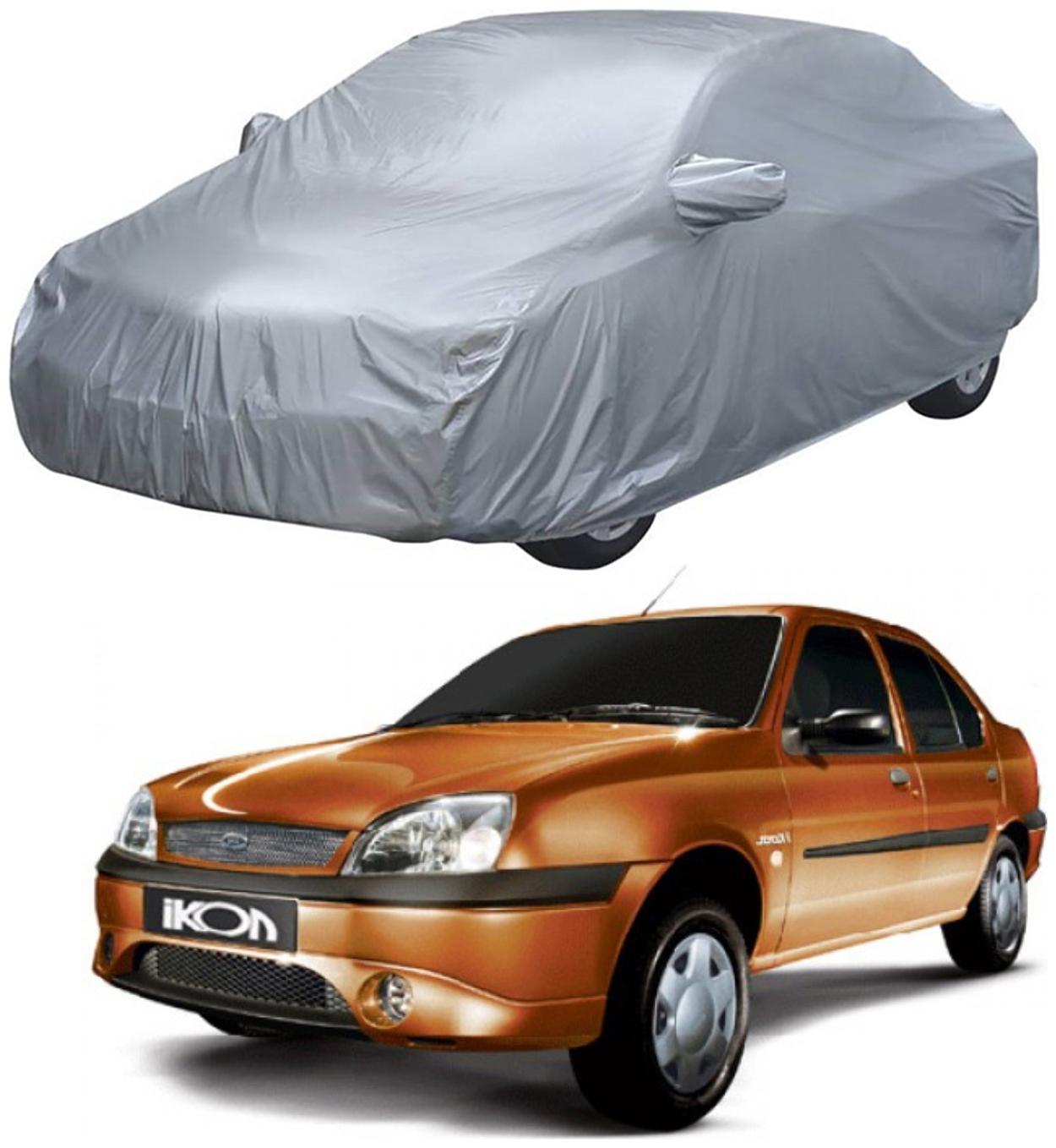 AutoRetail Ford IKON Silver Matty Car Body Cover for 2010 Model (Mirror Pocket Triple Stiched)
AutoRetail Ford IKON Silver Matty Car Body Cover for 2010 Model (Mirror Pocket Triple Stiched)