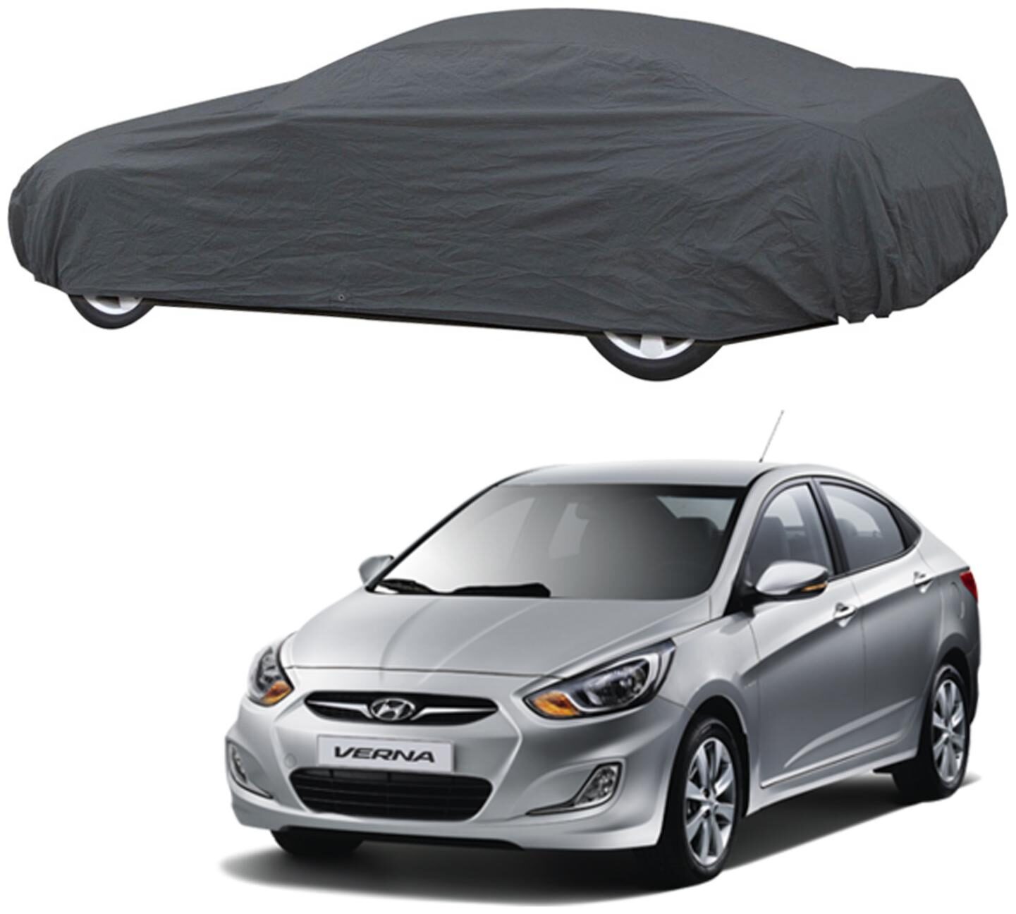 AutoRetail Hyundai Fluidic Verna Grey Car Body Cover For 2018 Model (Triple Stiched without Mirror Pocket)
AutoRetail Hyundai Fluidic Verna Grey Car Body Cover For 2018 Model (Triple Stiched without Mirror Pocket)