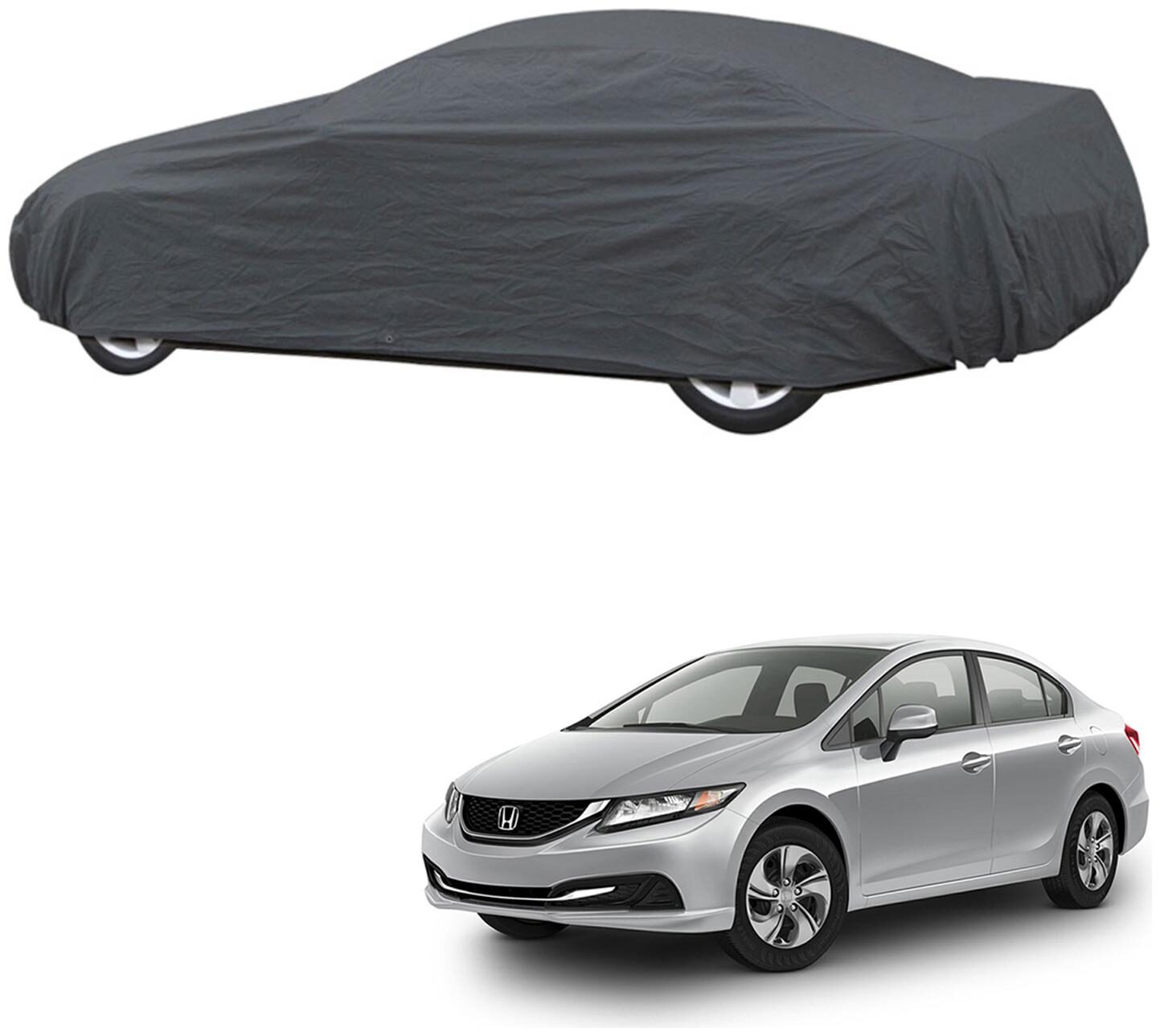 AutoRetail Honda CIVIC Grey Car Body Cover for 2019 Model (Triple Stiched without Mirror Pocket)
AutoRetail Honda CIVIC Grey Car Body Cover for 2019 Model (Triple Stiched without Mirror Pocket)