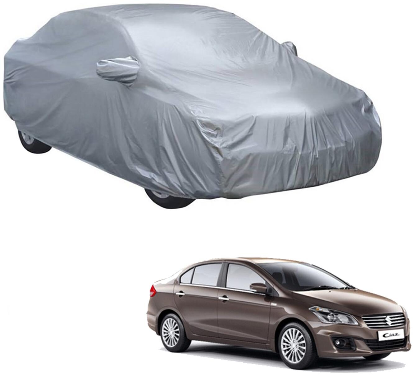 AutoRetail Maruti Suzuki CIAZ Silver Matty Car Body Cover for 2017 Model (Mirror Pocket Triple Stiched)
AutoRetail Maruti Suzuki CIAZ Silver Matty Car Body Cover for 2017 Model (Mirror Pocket Triple Stiched)