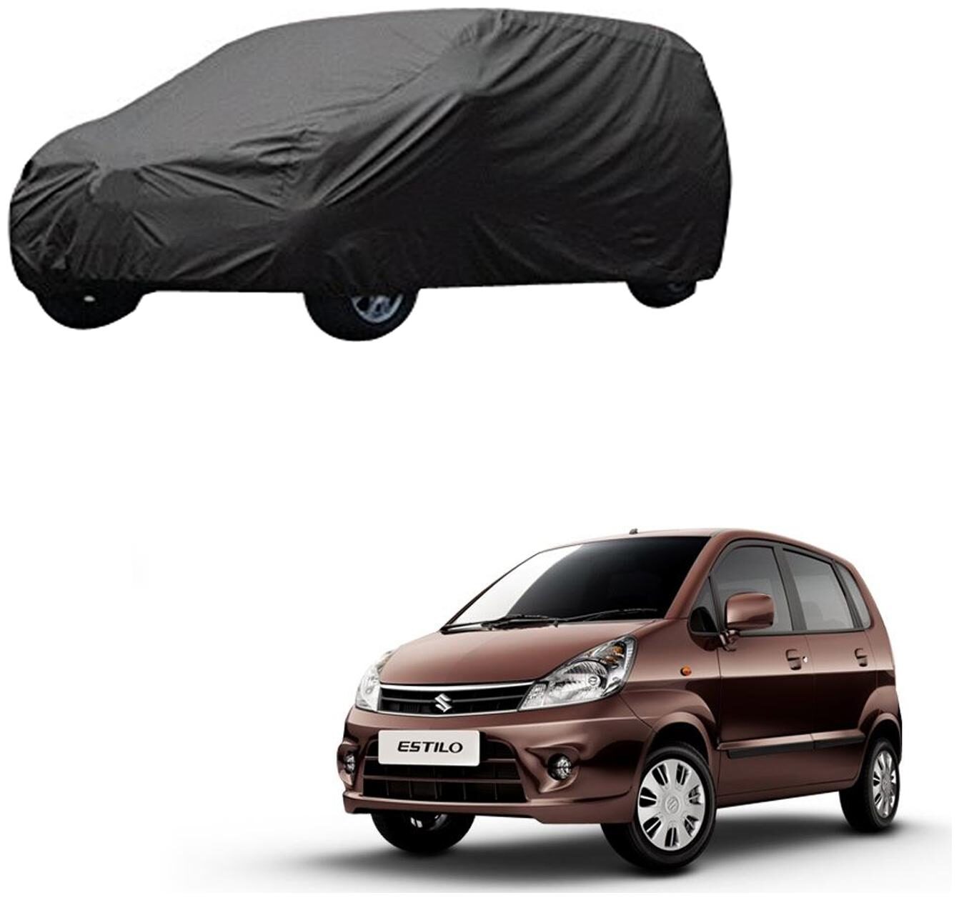 AutoRetail Maruti Zen Estilo Grey Car Body Cover For 2014 Model (Triple Stiched without Mirror Pocket)
AutoRetail Maruti Zen Estilo Grey Car Body Cover For 2014 Model (Triple Stiched without Mirror Pocket)