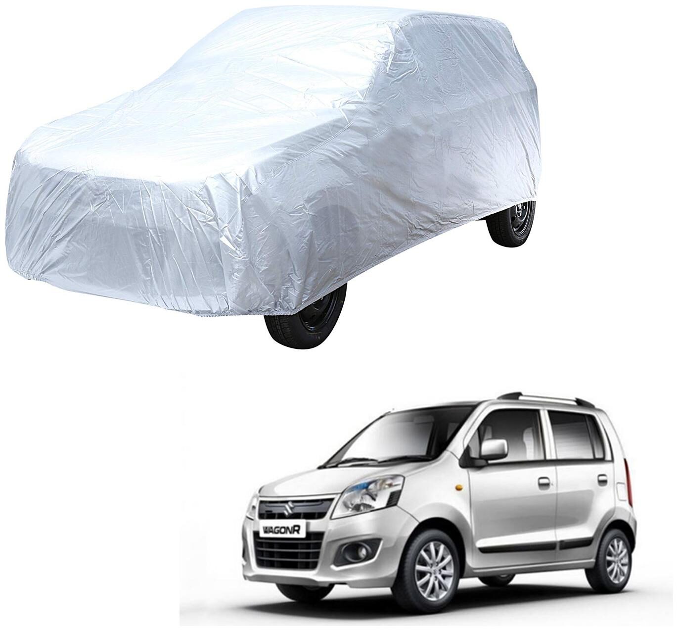 AutoRetail Maruti Suzuki WagonR Silver Matty Car Body Cover for 2018 Model (Triple Stiched without Mirror Pocket)
AutoRetail Maruti Suzuki WagonR Silver Matty Car Body Cover for 2018 Model (Triple Stiched without Mirror Pocket)