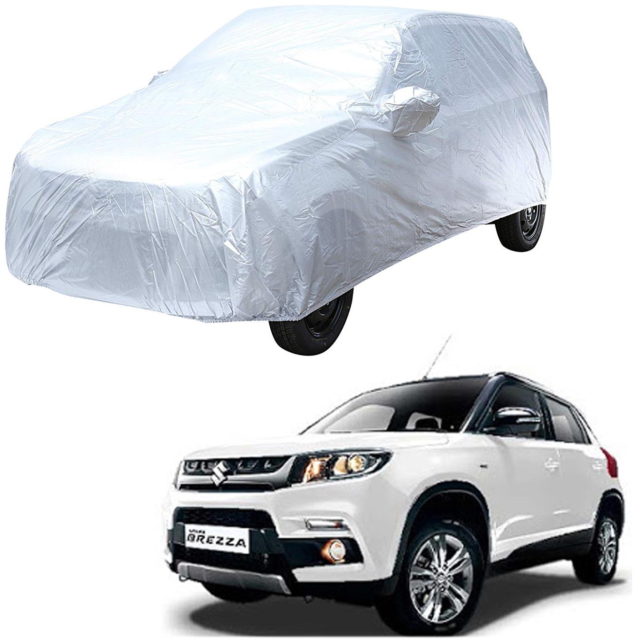 AutoRetail Maruti Suzuki Vitara Brezza Silver Matty Car Body Cover for 2019 Model (Mirror Pocket Triple Stiched)
AutoRetail Maruti Suzuki Vitara Brezza Silver Matty Car Body Cover for 2019 Model (Mirror Pocket Triple Stiched)