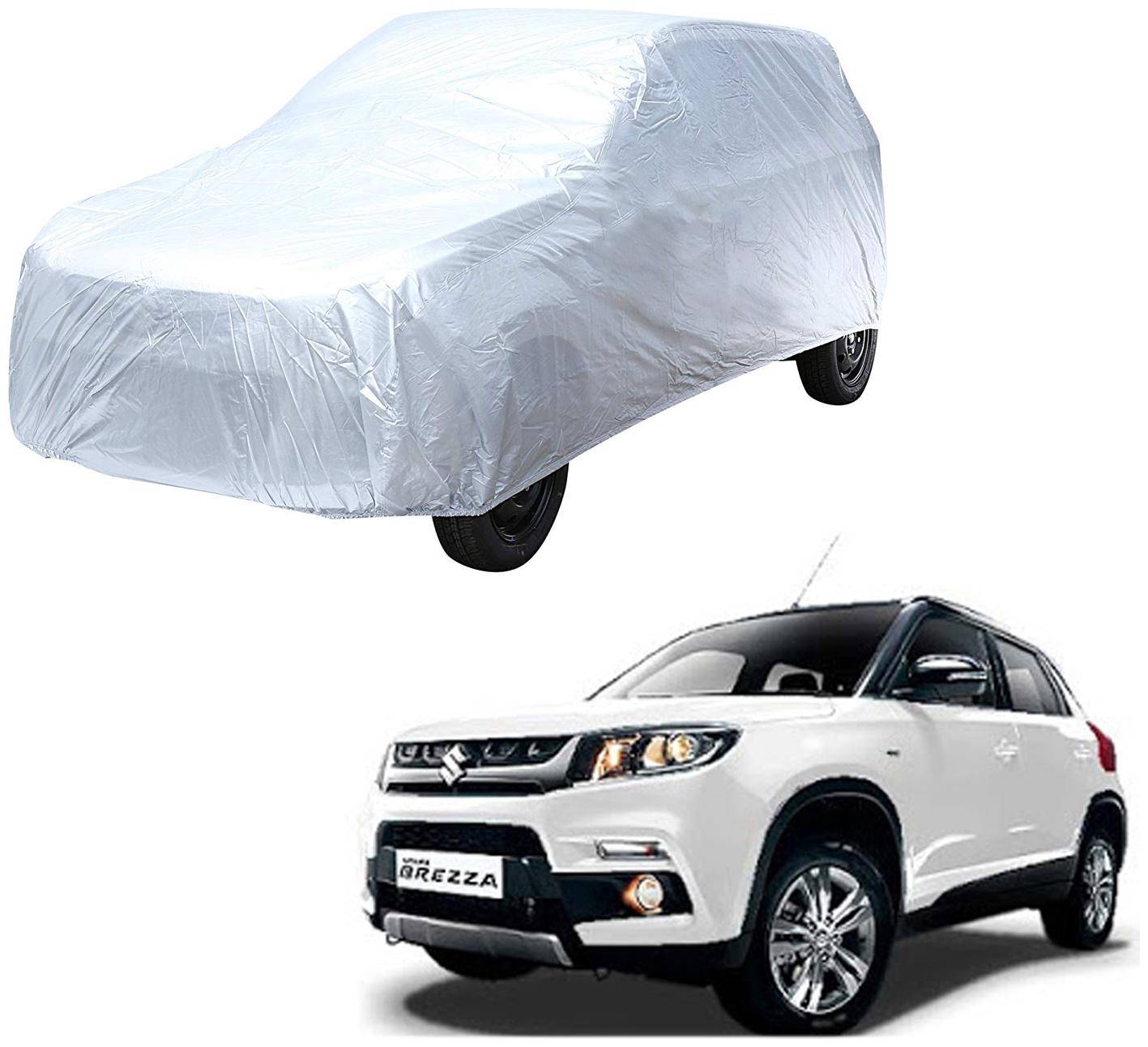 AutoRetail Maruti Suzuki Vitara Brezza Silver Matty Car Body Cover for 2016 Model (Triple Stiched without Mirror Pocket)
AutoRetail Maruti Suzuki Vitara Brezza Silver Matty Car Body Cover for 2016 Model (Triple Stiched without Mirror Pocket)