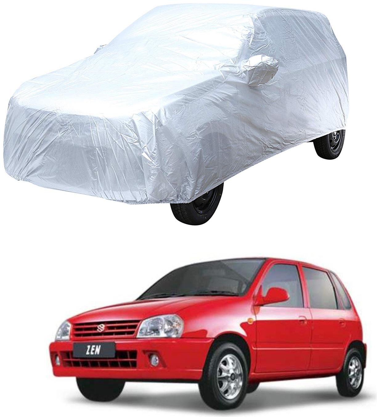 AutoRetail Maruti Suzuki Zen Silver Matty Car Body Cover For 2002 Model (Mirror Pocket Triple Stiched)
AutoRetail Maruti Suzuki Zen Silver Matty Car Body Cover For 2002 Model (Mirror Pocket Triple Stiched)