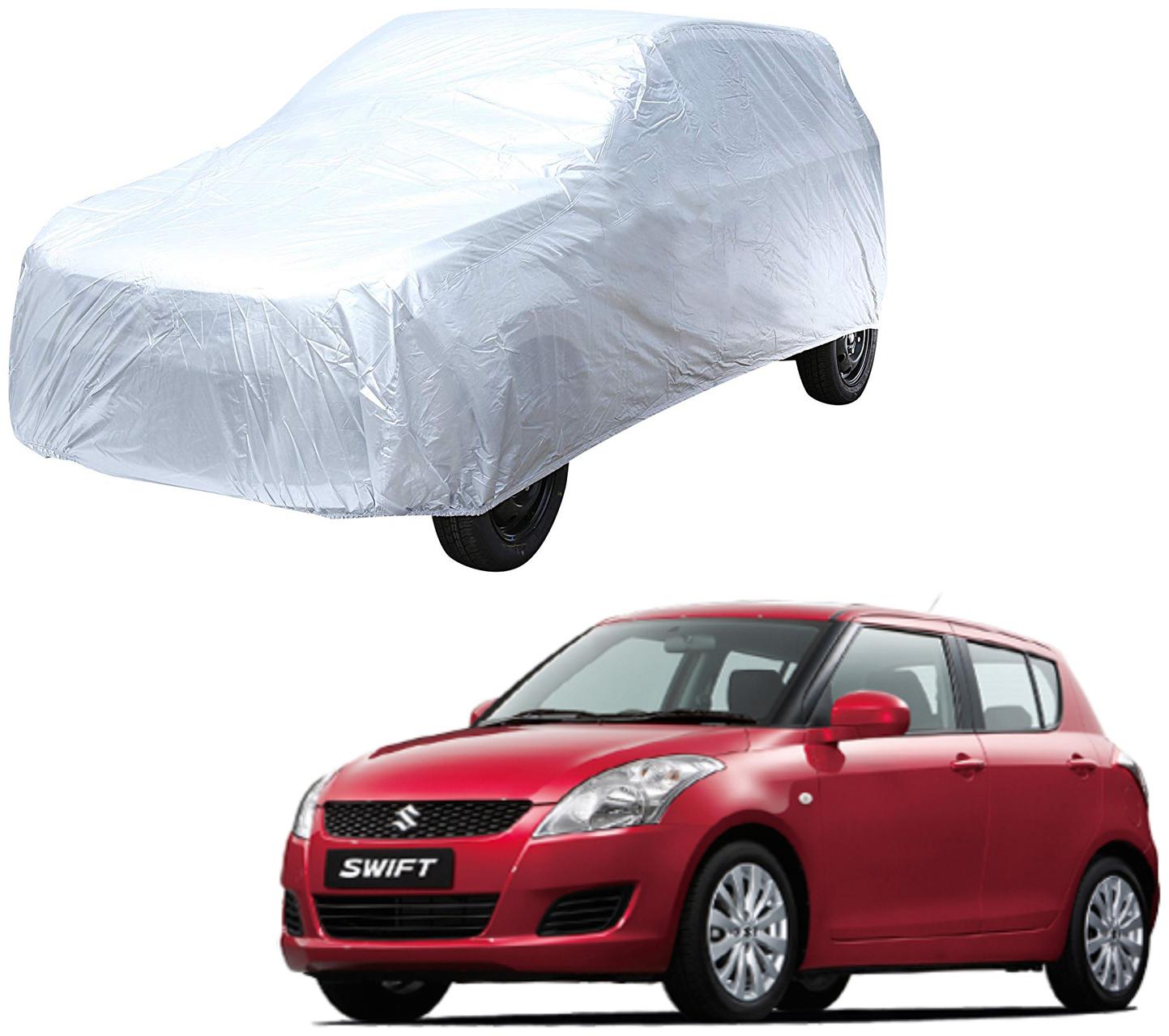 AutoRetail Maruti Suzuki Swift Silver Matty Car Body Cover For 2006 Model (Triple Stiched without Mirror Pocket)
AutoRetail Maruti Suzuki Swift Silver Matty Car Body Cover For 2006 Model (Triple Stiched without Mirror Pocket)