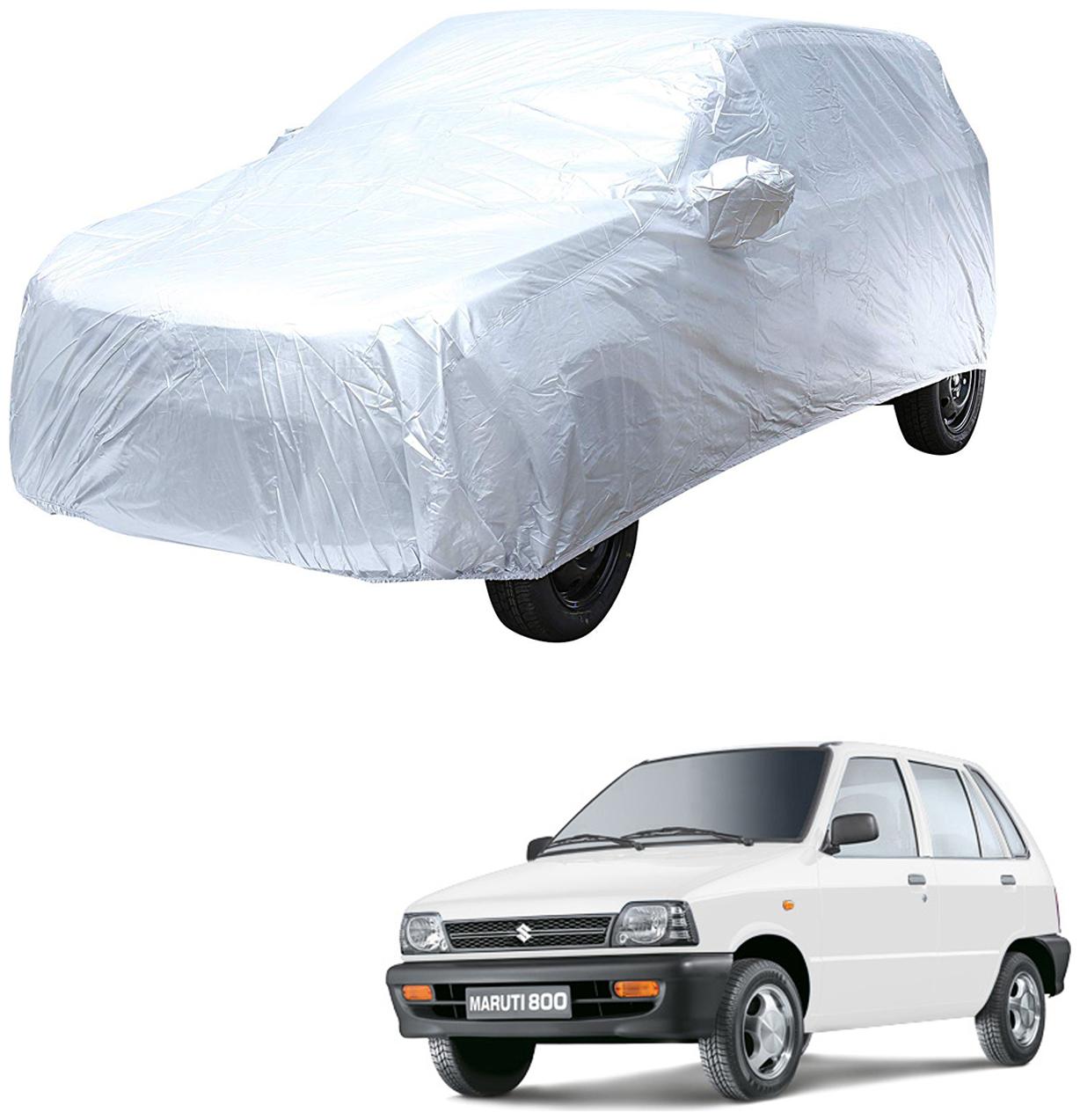 AutoRetail Maruti Suzuki 800 Silver Matty Car Body Cover for 1996 Model (Mirror Pocket Triple Stiched)
AutoRetail Maruti Suzuki 800 Silver Matty Car Body Cover for 1996 Model (Mirror Pocket Triple Stiched)