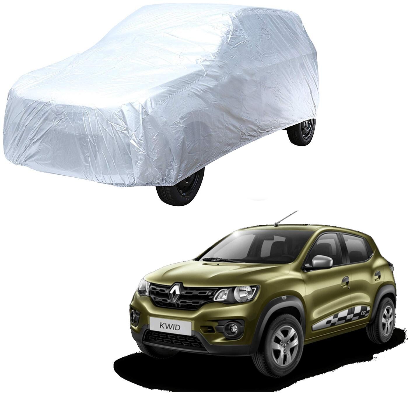 AutoRetail Renault KWID Silver Matty Car Body Cover for 2016 Model (Triple Stiched without Mirror Pocket)
AutoRetail Renault KWID Silver Matty Car Body Cover for 2016 Model (Triple Stiched without Mirror Pocket)