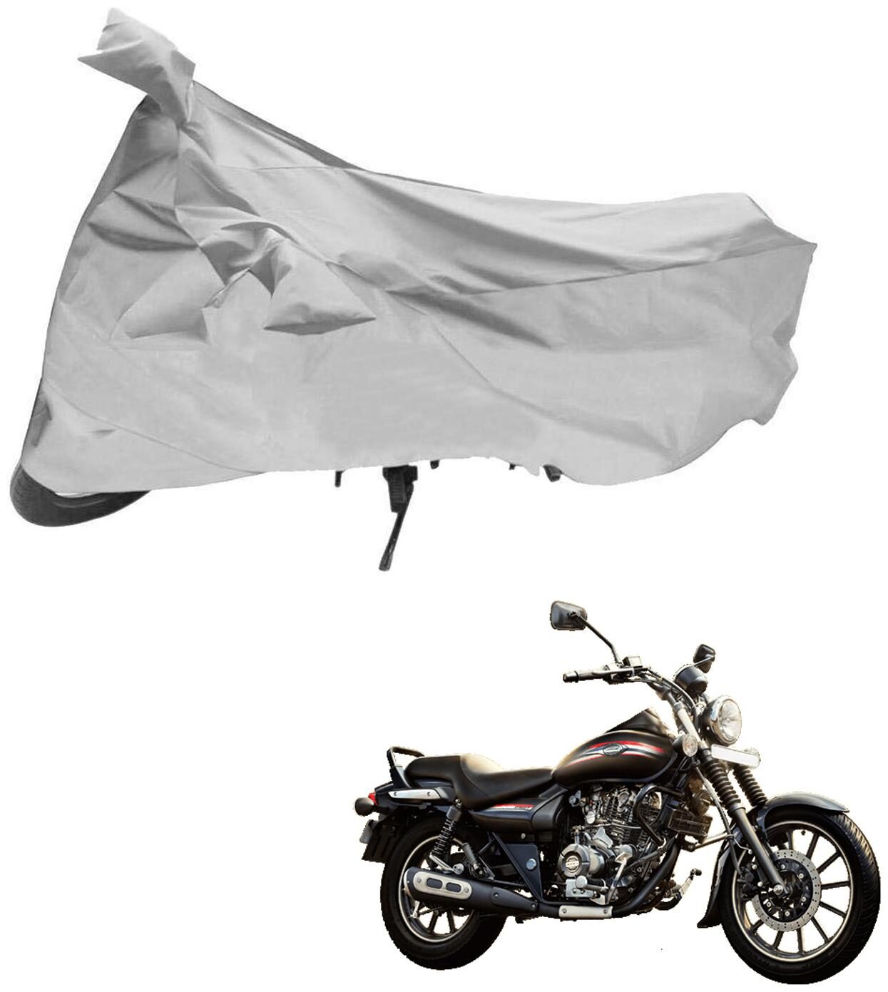 AutoRetail Two Wheeler Polyster Cover for Bajaj Avenger Street 150 DTS-I with Mirror Pocket (Silver Color)
AutoRetail Two Wheeler Polyster Cover for Bajaj Avenger Street 150 DTS-I with Mirror Pocket (Silver Color)