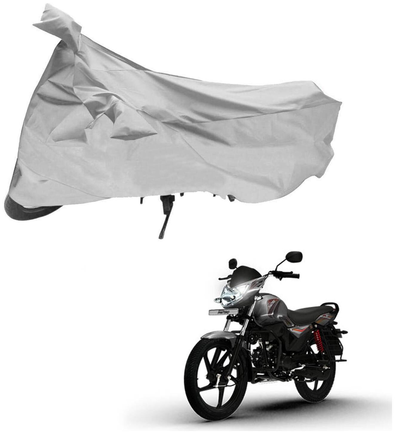 AutoRetail Two Wheeler Polyster Cover for Mahindra Pantero with Sun Protection (Mirror Pocket Silver Color)
AutoRetail Two Wheeler Polyster Cover for Mahindra Pantero with Sun Protection (Mirror Pocket Silver Color)
